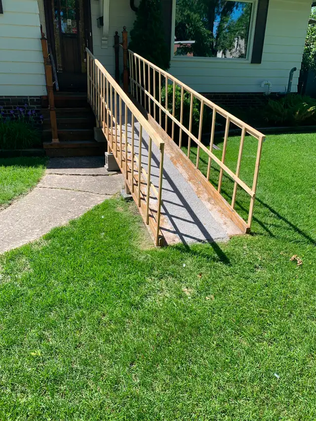 Wood Ramp