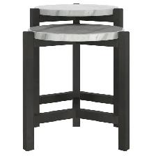 ACCENT NESTING TABLE IN GREY(SET OF TWO ) - Photo 3