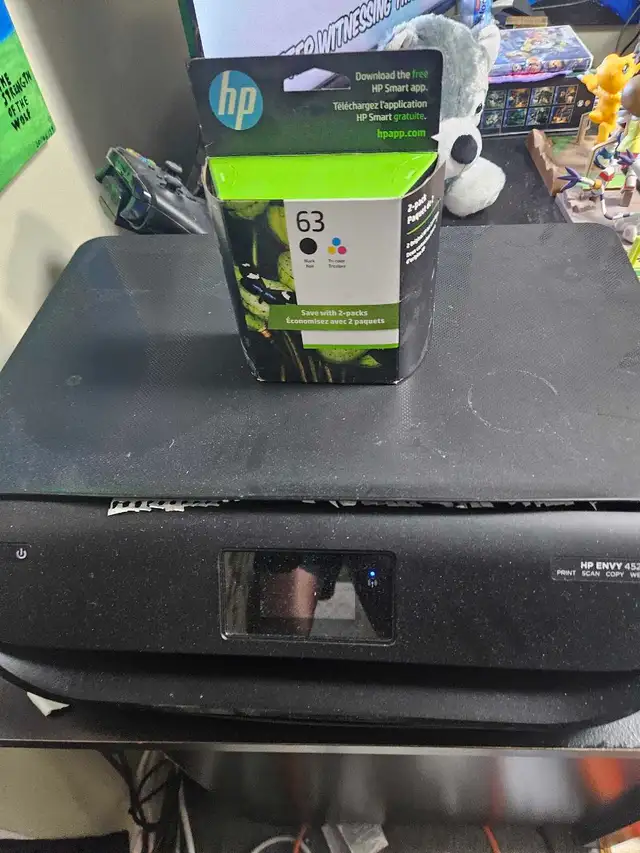 HP black wireless printer