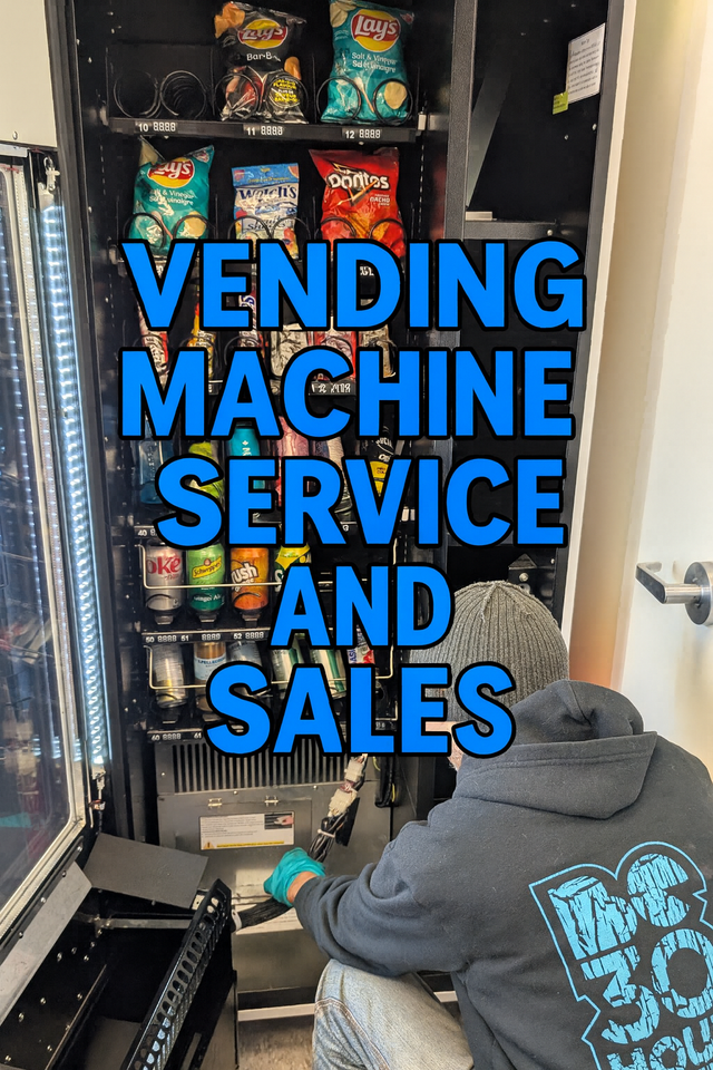 Vending machine sales and repair