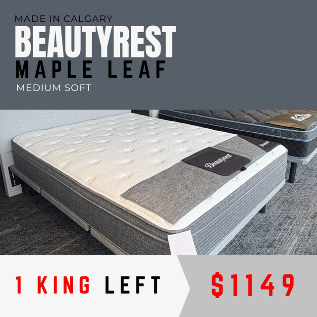BIG SALES ON BEAUTY REST MATTRESSES MADE IN CALGARY !!