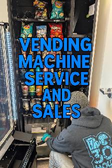 Vending machine repairs and sales