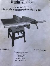 Banc de scie