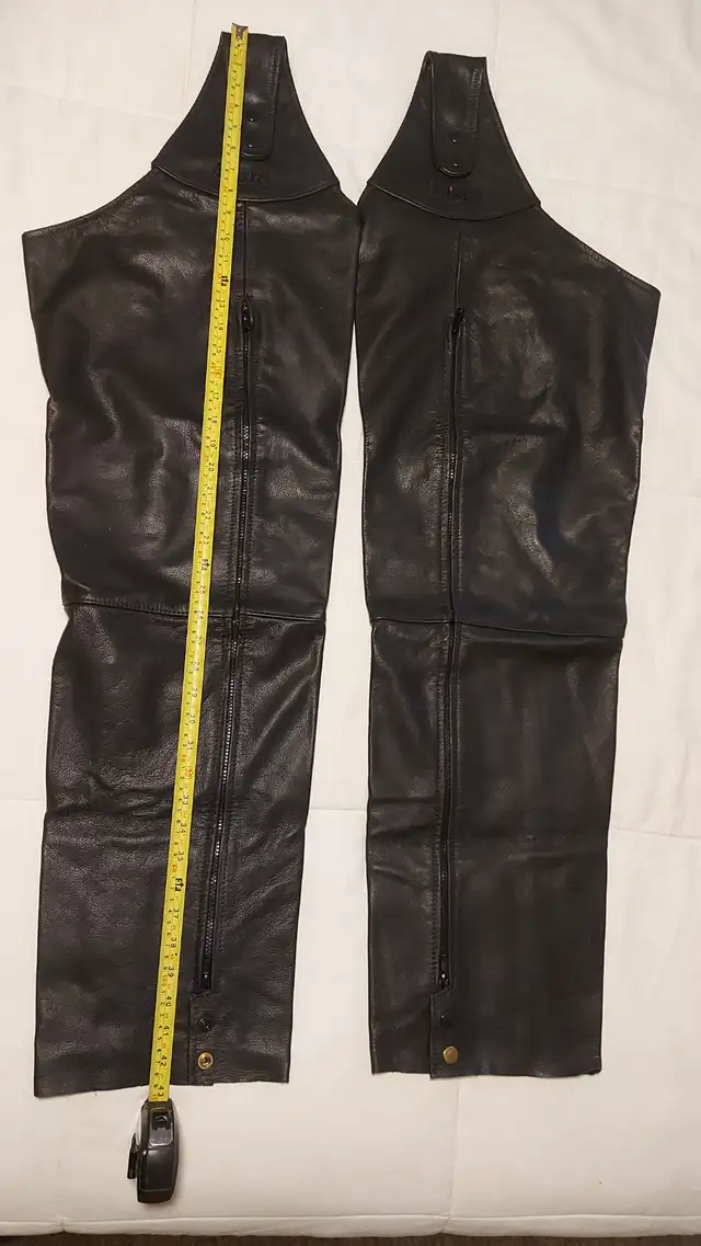 Men's full leather Motorcycle leggings