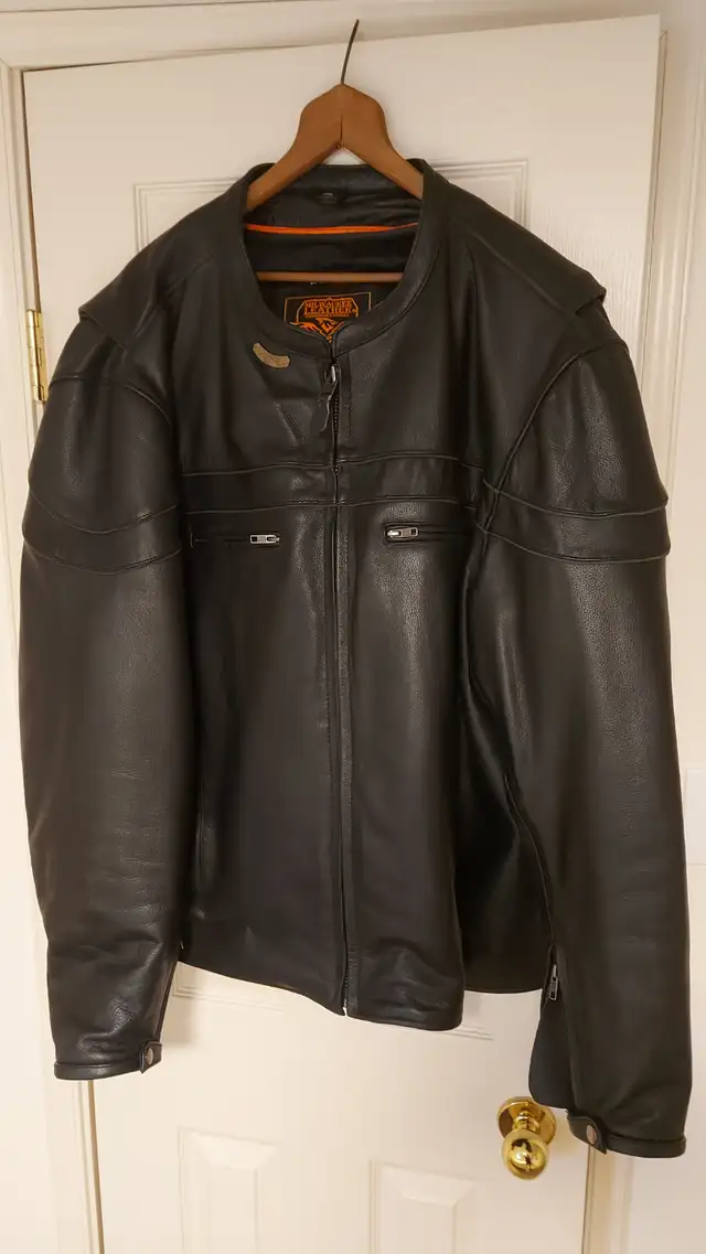 Men’s Milwaukee leather motor cycle jacket