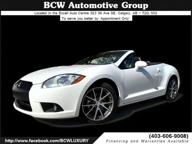 2012 Mitsubishi Eclipse GT 1 Owner Only 18,500 Kms Certified WOW
