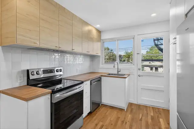 1 mois gratuit- 4 1/2 rénové dans Villeray