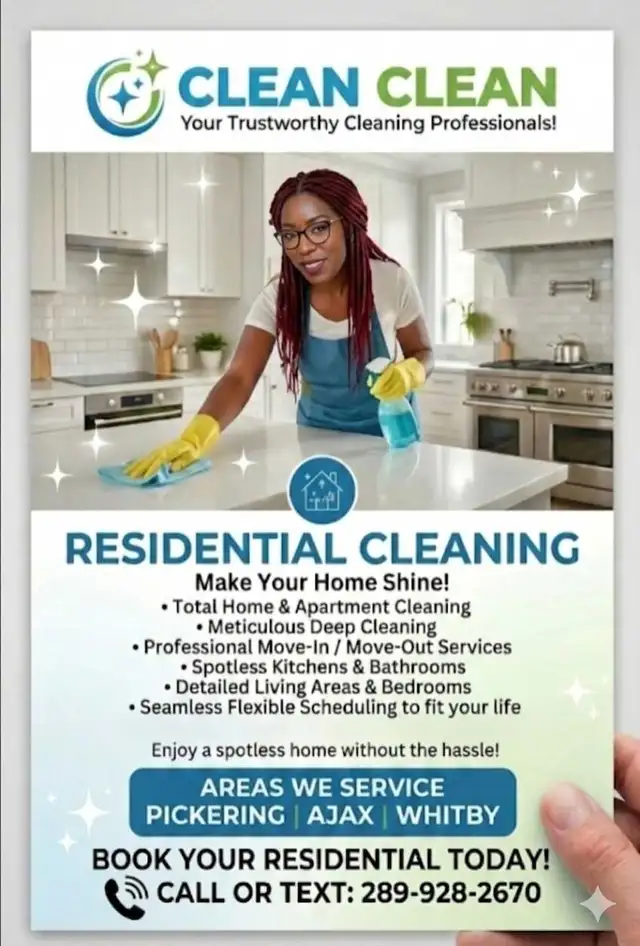 Clean Clean Residential Cleaning Services
