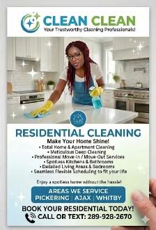 Clean Clean Residential Cleaning Services
