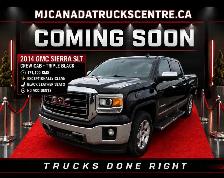 2014 GMC Sierra 1500 SLT - TRIPLE BLACK - BLACK LEATHER SEATING