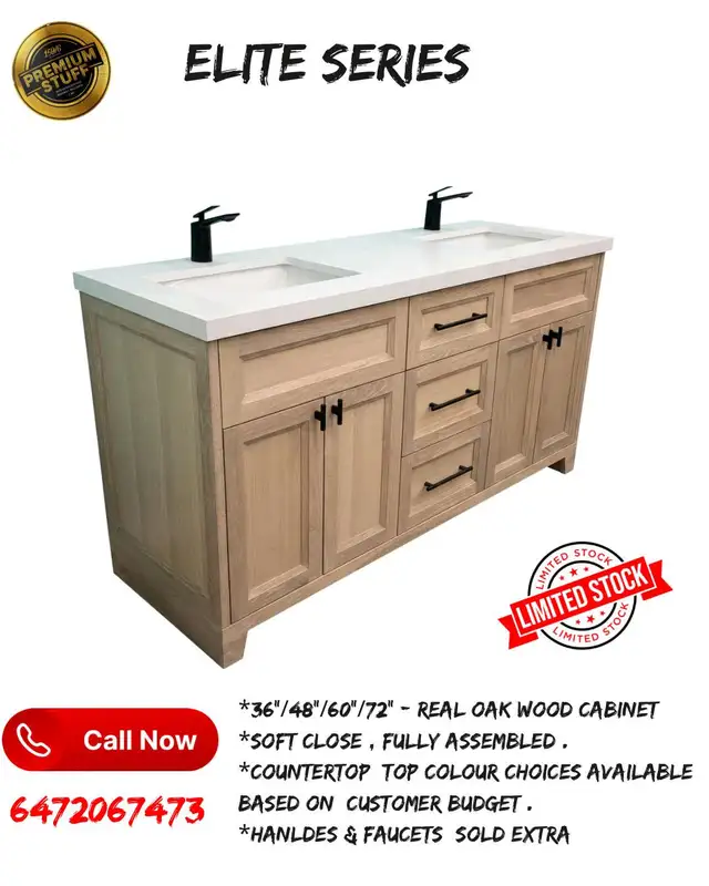 LED mirrors shower doors solid wood vanities quartz countertops