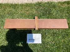38.25" WIDEx6.25" DEEPx3.25" HIGH COPPER HINGED TRAY WOODWORKING - Photo 2