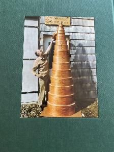 38.25" WIDEx6.25" DEEPx3.25" HIGH COPPER HINGED TRAY WOODWORKING - Photo 3