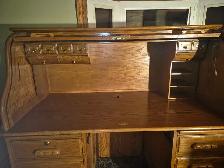 Beautiful oak rolltop desk - Photo 2