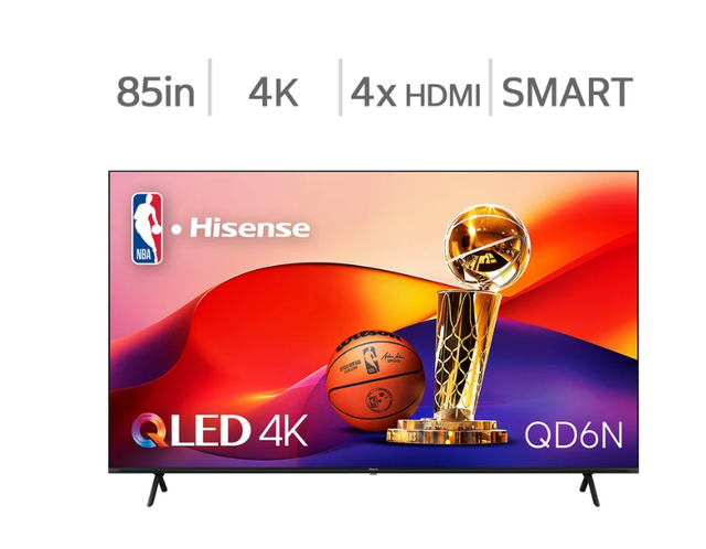 Hisense 85" QLED 4K Google TV