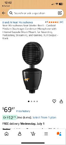 Neat Worker Bee II XLR Mic   PF (52% Off!) - Photo 2