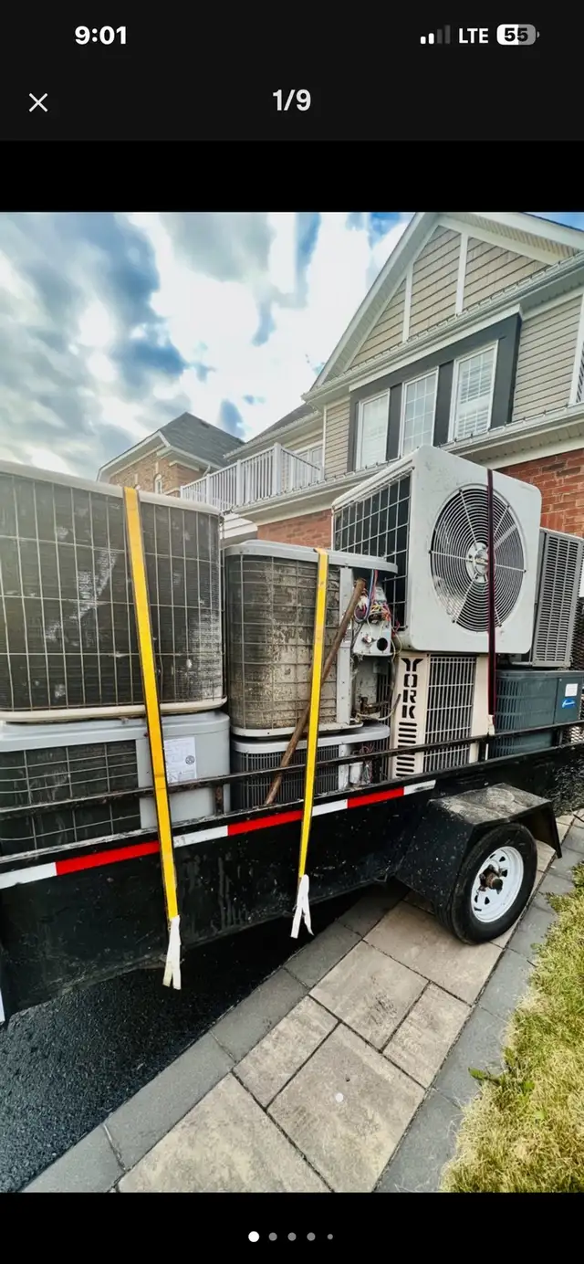 TEXT 289-943-7799 FREE Scrap metal PICKUP  APPLIANCES