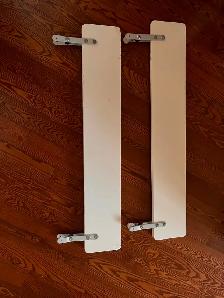 Deux Barrière lit, blanc IKEA