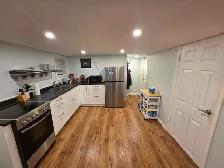 1 Bed 1 Bath basement apartment