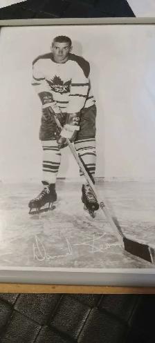 Toronto Maple leafs photos of two Hall of famers