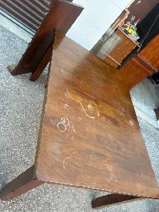 Free delivery used Wooden Dining Table