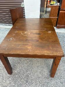 Free delivery used Wooden Dining Table - Photo 3