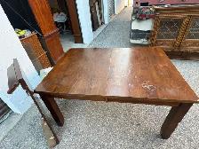 Free delivery used Wooden Dining Table - Photo 4