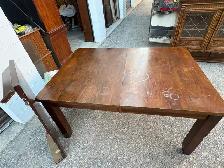 Free delivery used Wooden Dining Table - Photo 5