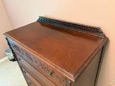 Stunning Solid Wood Tall Boy Dresser - Photo 4