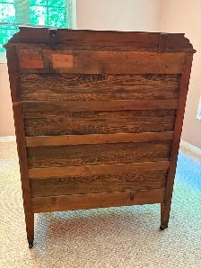 Stunning Solid Wood Tall Boy Dresser - Photo 10