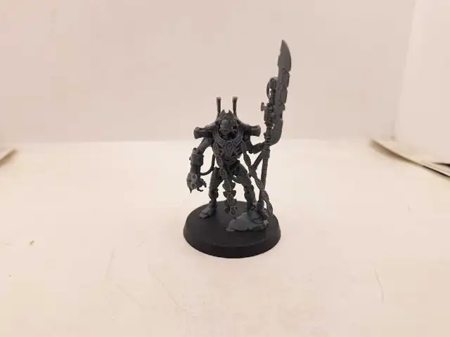 Warhammer 40k Necron Overlord With Tachyon Arrow Unpainted