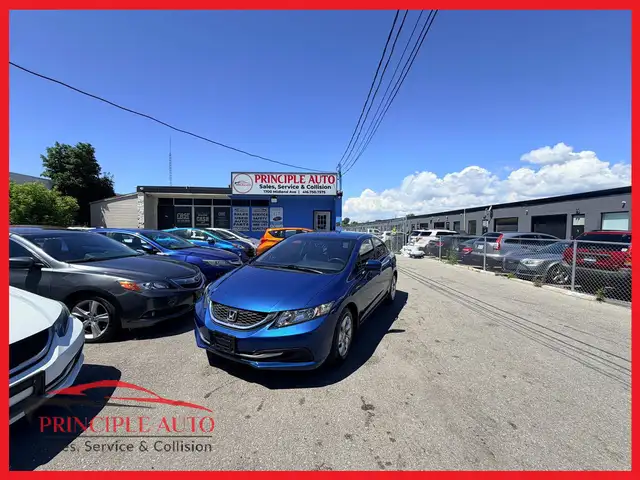 2015 Honda Civic LX 181KM CERTIFIED-WARRANTY
