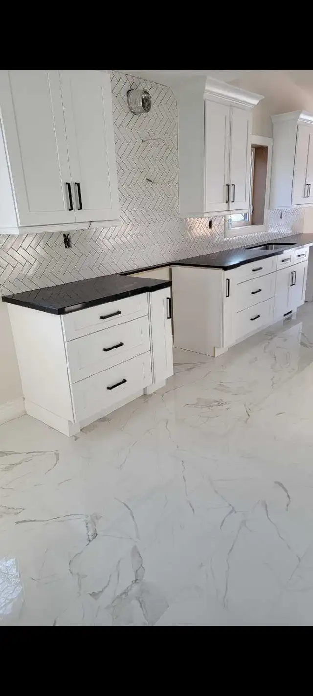 Tile installation