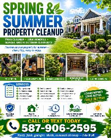 SPRING CLEANUP— LAWN CARE, GARDEN CLEANUP & JUNK REMOVAL