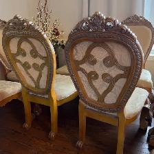High end solid table and 8 chairs - Photo 5