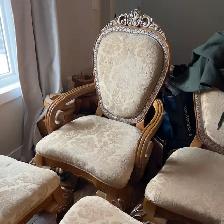 High end solid table and 8 chairs - Photo 6