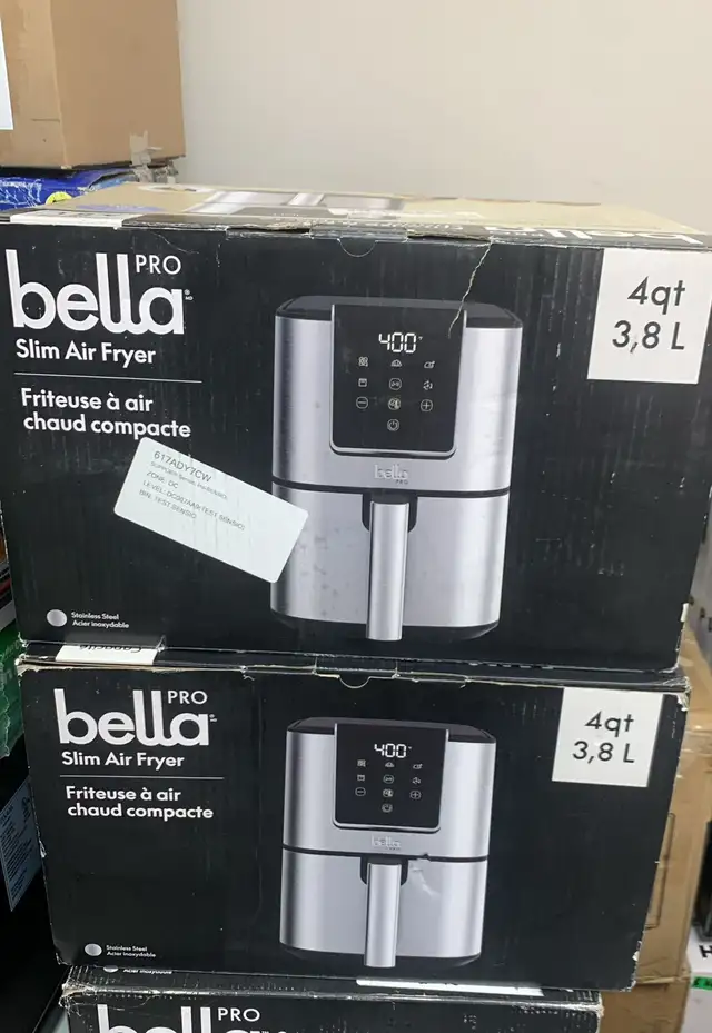 Air Fryer - Bella Pro 4Qt / 3.8L EK - 40Z06C1 Slim- SS
