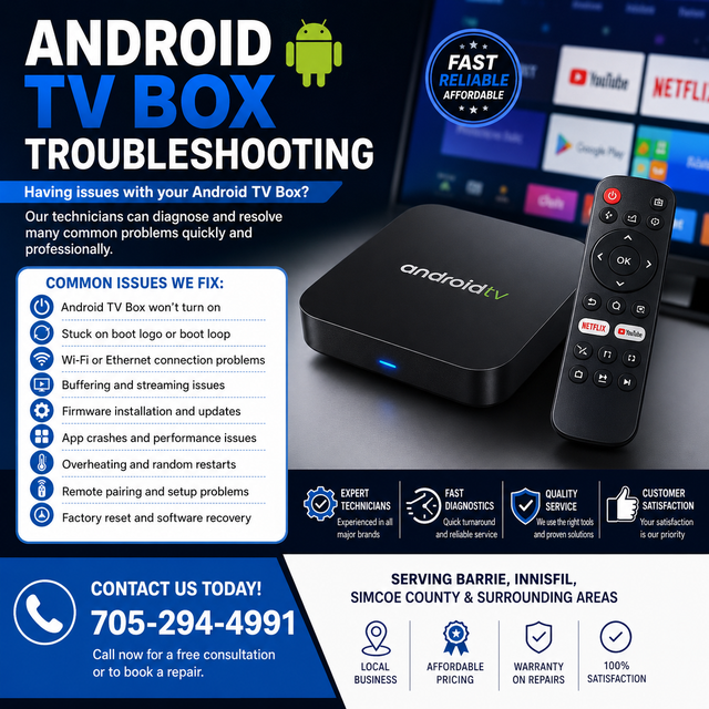 Android TV Box Installation & Setup | Barrie, Innisfil & Simc