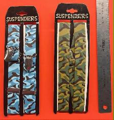 Brand New Camouflage Suspenders