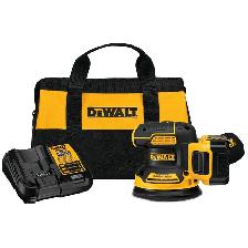 DEWALT 20V MAX XR 5' Cordless Brushless Orbital Sander Kit -$159