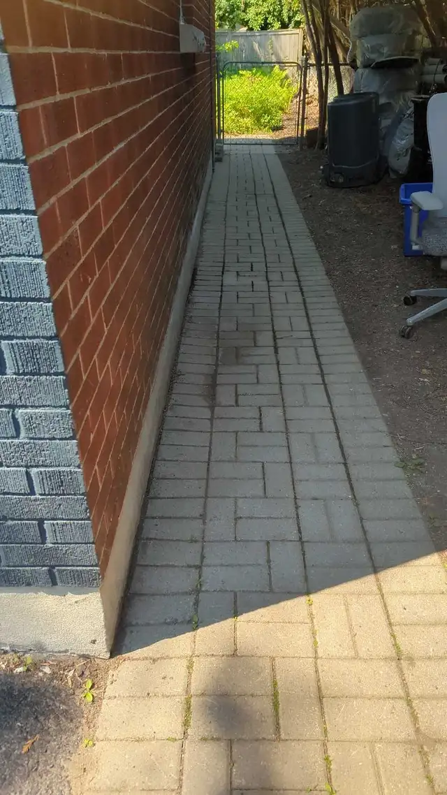 interlock re-level slop help needed wanted landscape