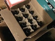 CLEAN WINE BOTTLES