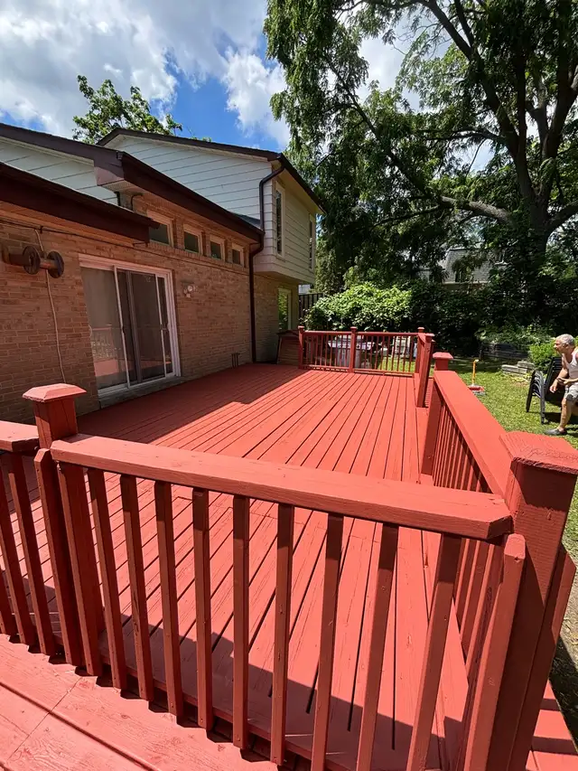 fence deck STAIN&PAINTING