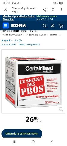 Tireur de joints gypse ou peintre peintre - Photo 2