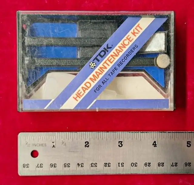 Vintage TDK Cassette Recorder Head Maintenance Kit