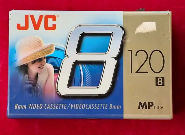 JVC 8mm MP Premium 120 Camcorder Video Cassette