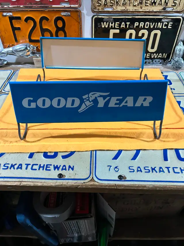 Vintage Goodyear tire display holder
