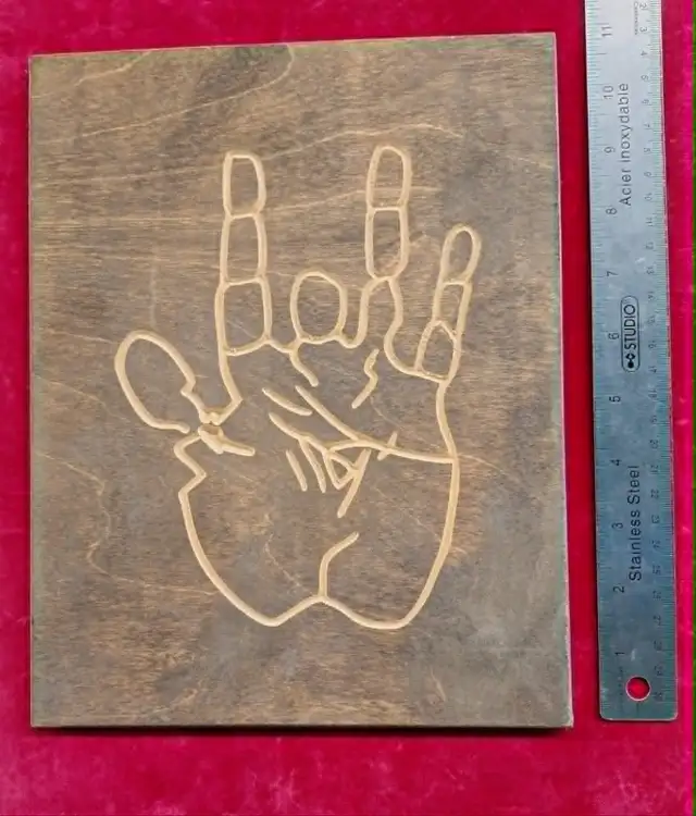 Jerry Garcia Decorative Wooden Plaque