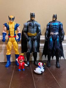 BATMAN, MARIOBROSS, JUETS POUR ENFANTS 30$ LES TOUT.