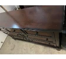 Ashley dresser/mirror and 5 drawer chest - Photo 4